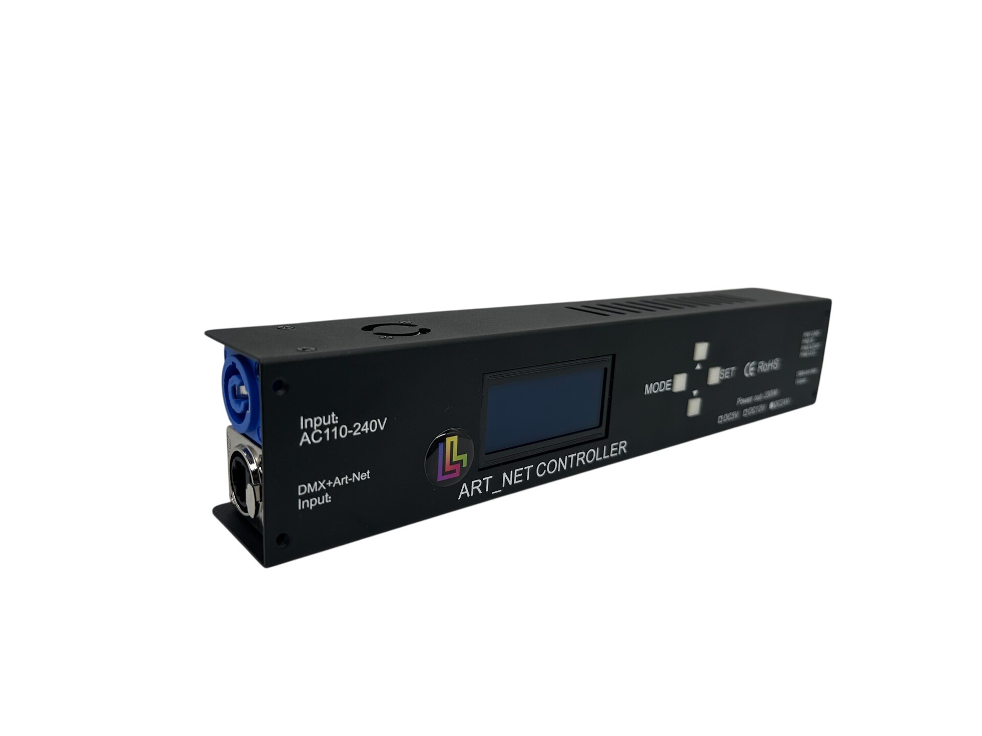 SlimPixx ArtNet Controller 1x680pix mit integrierter Stromversorgung 200W