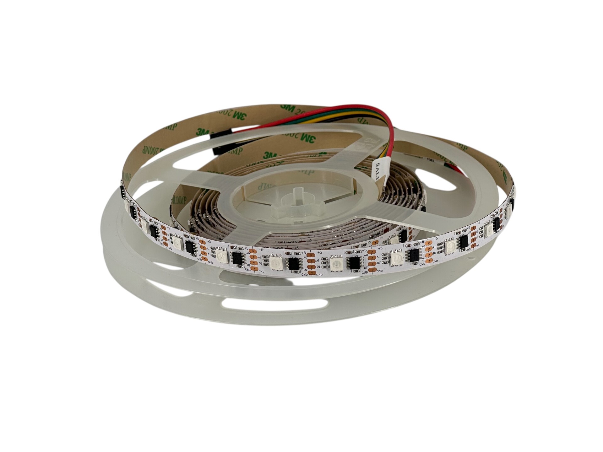 directDMX SMD5050 Flex single-pixel, 5V, RGB, mit Tracker, Sonderlänge 3.2m