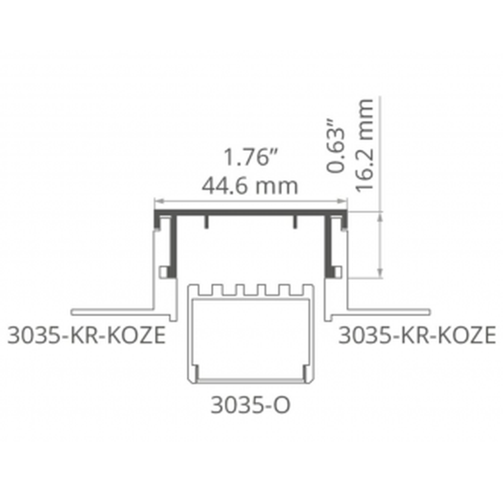 LED-Aluprofil 3035-MOS