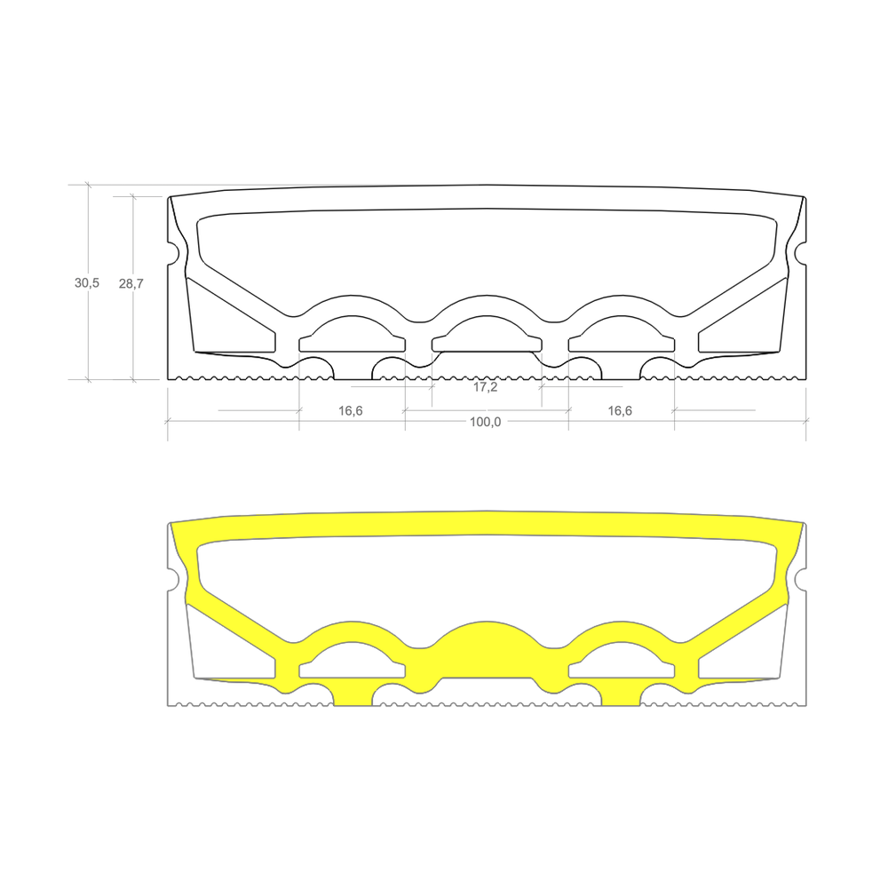 NEO-Tube NX89 (für Streifen bis 20mm Breite)