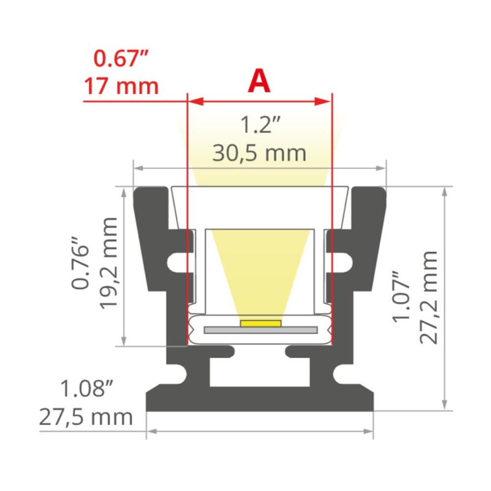 LED-Aluprofil HR-MAX